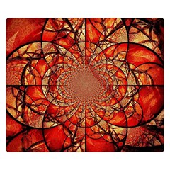 Dreamcatcher Stained Glass Double Sided Flano Blanket (small)  by Amaryn4rt