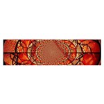 Dreamcatcher Stained Glass Satin Scarf (Oblong) Front