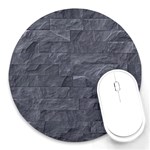 Excellent Seamless Slate Stone Floor Texture Round Mousepads Front