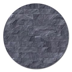 Excellent Seamless Slate Stone Floor Texture Magnet 5  (round)