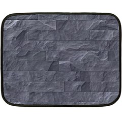 Excellent Seamless Slate Stone Floor Texture Double Sided Fleece Blanket (mini) 