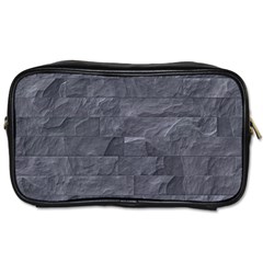 Excellent Seamless Slate Stone Floor Texture Toiletries Bags 2-side