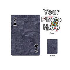 Excellent Seamless Slate Stone Floor Texture Playing Cards 54 (mini)  by Amaryn4rt