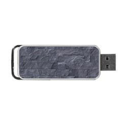 Excellent Seamless Slate Stone Floor Texture Portable Usb Flash (one Side) by Amaryn4rt