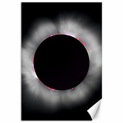 Solar Eclipse Canvas 12  X 18  