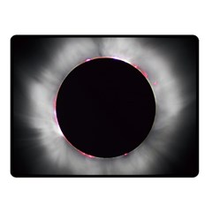 Solar Eclipse Fleece Blanket (small) by Amaryn4rt