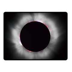 Solar Eclipse Double Sided Fleece Blanket (small) 