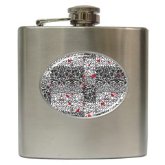 Sribble Plaid Hip Flask (6 Oz) by Amaryn4rt