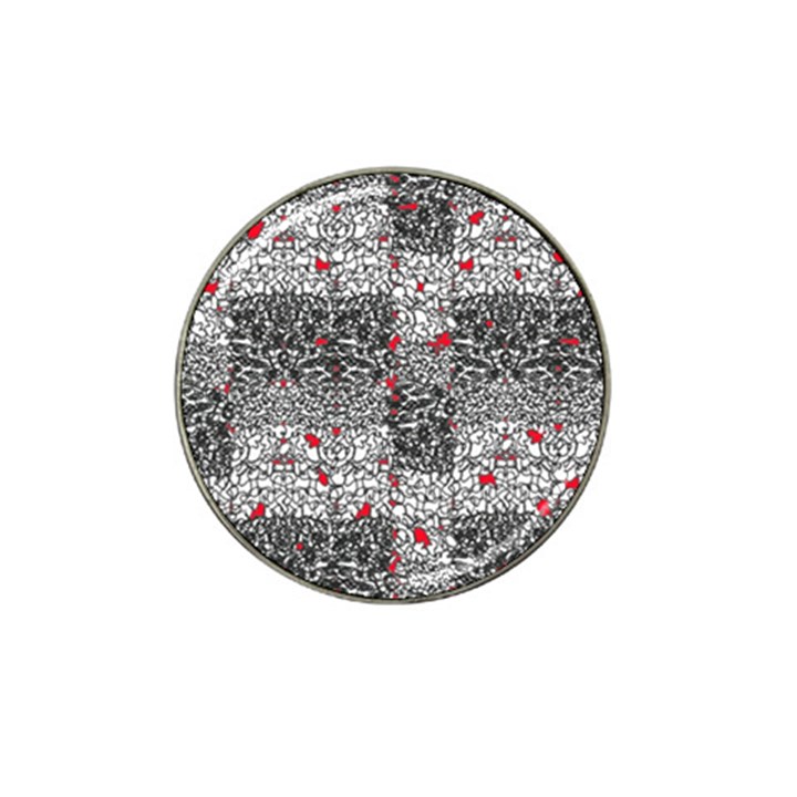 Sribble Plaid Hat Clip Ball Marker (4 pack)