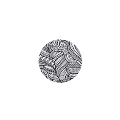 Zentangle Art Patterns 1  Mini Buttons