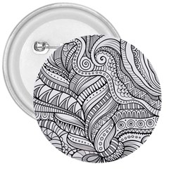 Zentangle Art Patterns 3  Buttons