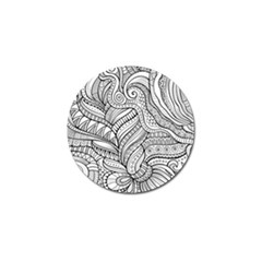 Zentangle Art Patterns Golf Ball Marker (4 Pack)