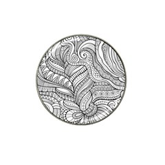 Zentangle Art Patterns Hat Clip Ball Marker