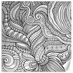 Zentangle Art Patterns Canvas 20  X 20  