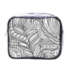 Zentangle Art Patterns Mini Toiletries Bags