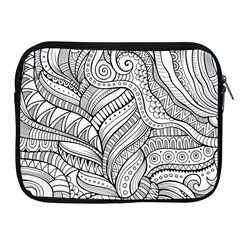 Zentangle Art Patterns Apple Ipad 2/3/4 Zipper Cases