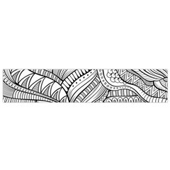 Zentangle Art Patterns Flano Scarf (small)