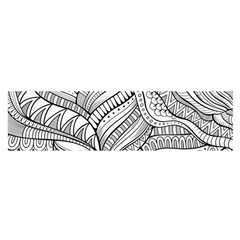 Zentangle Art Patterns Satin Scarf (oblong) by Amaryn4rt