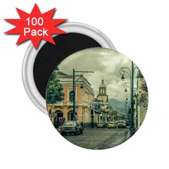 Historic Center Urban Scene At Riobamba City, Ecuador 2 25  Magnets (100 Pack)  by dflcprints