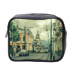 Historic Center Urban Scene At Riobamba City, Ecuador Mini Toiletries Bag 2-side by dflcprints