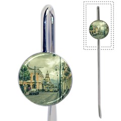 Historic Center Urban Scene At Riobamba City, Ecuador Book Mark by dflcprints