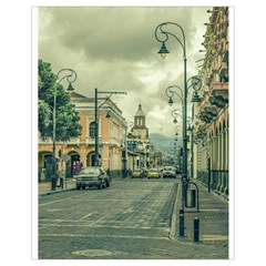 Historic Center Urban Scene At Riobamba City, Ecuador Drawstring Bag (small) by dflcprints