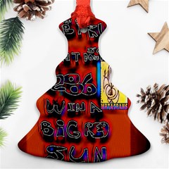 Big Red Sun Walin 72 Ornament (christmas Tree)  by MRTACPANS