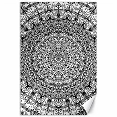 Mandala Boho Inspired Hippy Hippie Design Canvas 24  X 36 