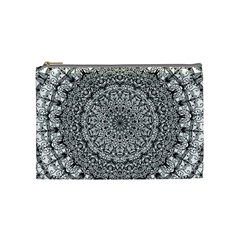 Mandala Boho Inspired Hippy Hippie Design Cosmetic Bag (medium)  by CraftyLittleNodes