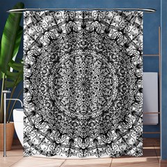 Mandala Boho Inspired Hippy Hippie Design Shower Curtain 60  X 72  (medium)  by CraftyLittleNodes