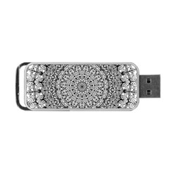 Mandala Boho Inspired Hippy Hippie Design Portable Usb Flash (one Side) by CraftyLittleNodes