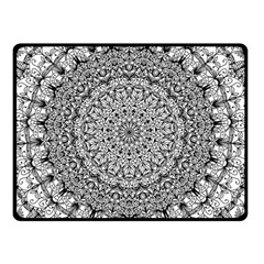 Mandala Boho Inspired Hippy Hippie Design Double Sided Fleece Blanket (small)  by CraftyLittleNodes