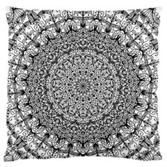 Mandala Boho Inspired Hippy Hippie Design Large Flano Cushion Case (one Side)