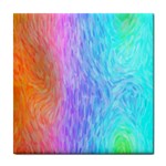 Abstract Color Pattern Textures Colouring Tile Coasters Front