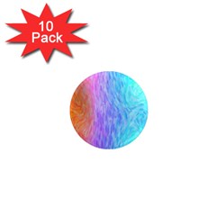 Abstract Color Pattern Textures Colouring 1  Mini Magnet (10 Pack) 