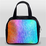 Abstract Color Pattern Textures Colouring Classic Handbags (2 Sides) Front