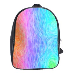 Abstract Color Pattern Textures Colouring School Bags(large) 