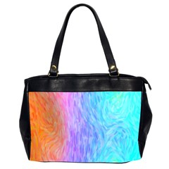 Abstract Color Pattern Textures Colouring Office Handbags (2 Sides)  by Simbadda