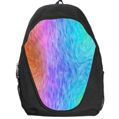 Abstract Color Pattern Textures Colouring Backpack Bag by Simbadda