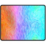 Abstract Color Pattern Textures Colouring Double Sided Fleece Blanket (Medium)  58.8 x47.4  Blanket Front