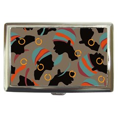 African Women Ethnic Pattern Cigarette Money Cases by Simbadda