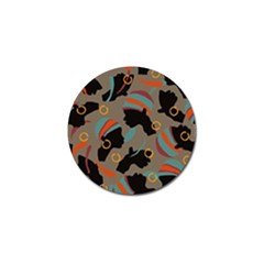 African Women Ethnic Pattern Golf Ball Marker (4 Pack) by Simbadda