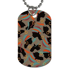 African Women Ethnic Pattern Dog Tag (two Sides)