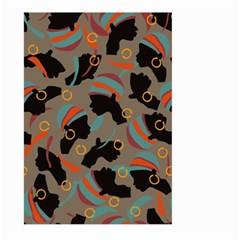 African Women Ethnic Pattern Large Garden Flag (two Sides) by Simbadda