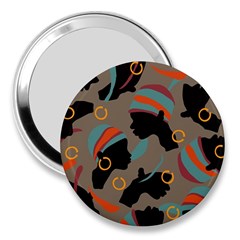 African Women Ethnic Pattern 3  Handbag Mirrors by Simbadda