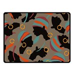 African Women Ethnic Pattern Double Sided Fleece Blanket (Small)  45 x34  Blanket Front