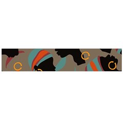 African Women Ethnic Pattern Flano Scarf (large)