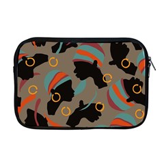 African Women Ethnic Pattern Apple Macbook Pro 17  Zipper Case