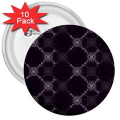 Abstract Seamless Pattern 3  Buttons (10 Pack)  by Simbadda