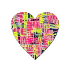 Abstract Pattern Heart Magnet